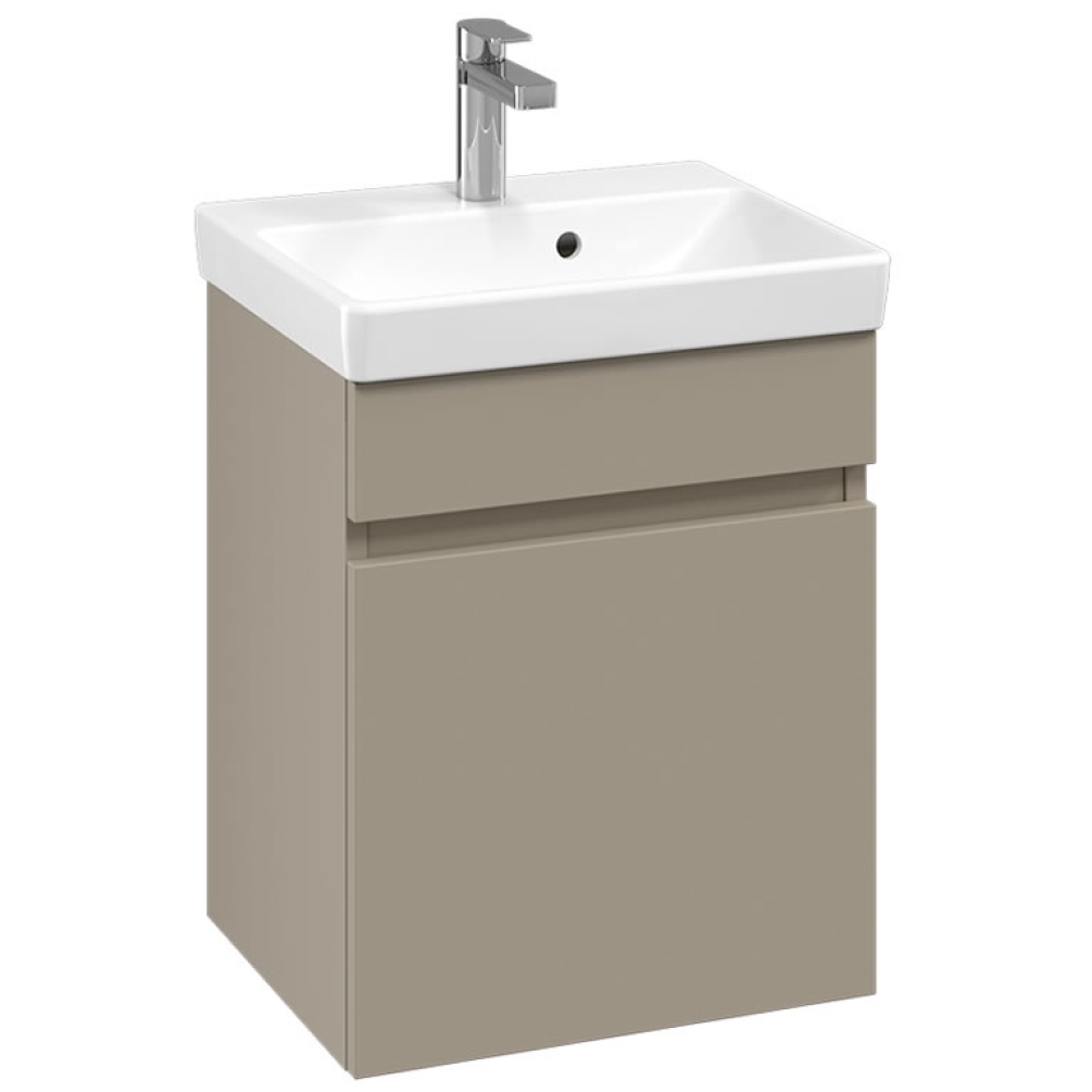 Cutout image of Villeroy & Boch Arto Sand Grey 450mm Vanity Unit & Basin